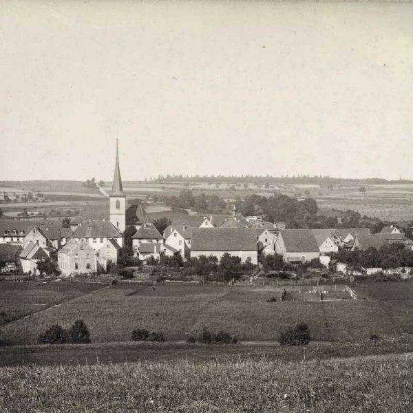 View from the south around 1918