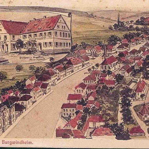 Postcard view of the town