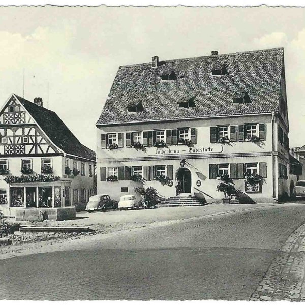 Ehem. Richterhaus - später Löwenbräu Gaststätte (1964) (Foto Christoph Süß)