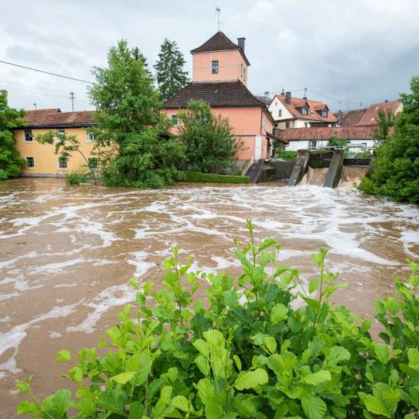 Hochwasser an der Mühle (Foto Stephan Hummel)